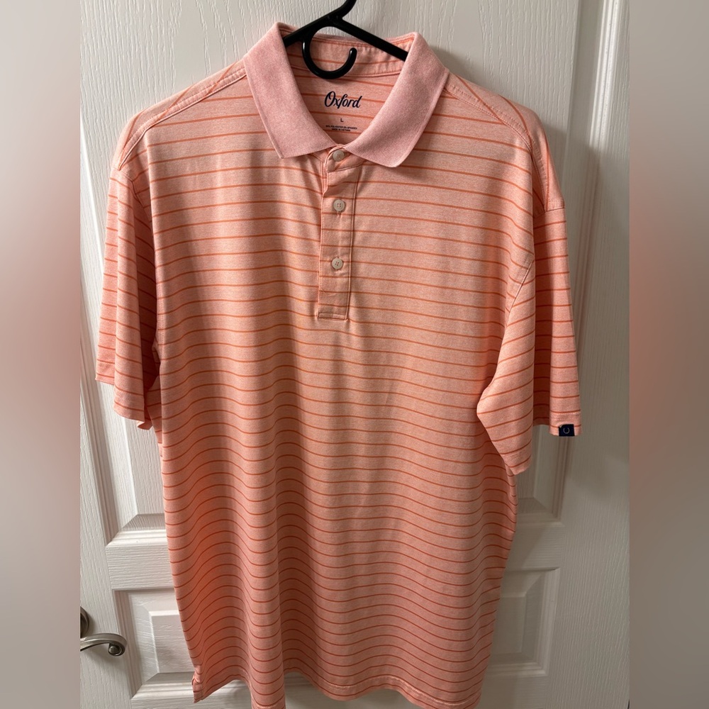 Oxford Orange Striped Shirt